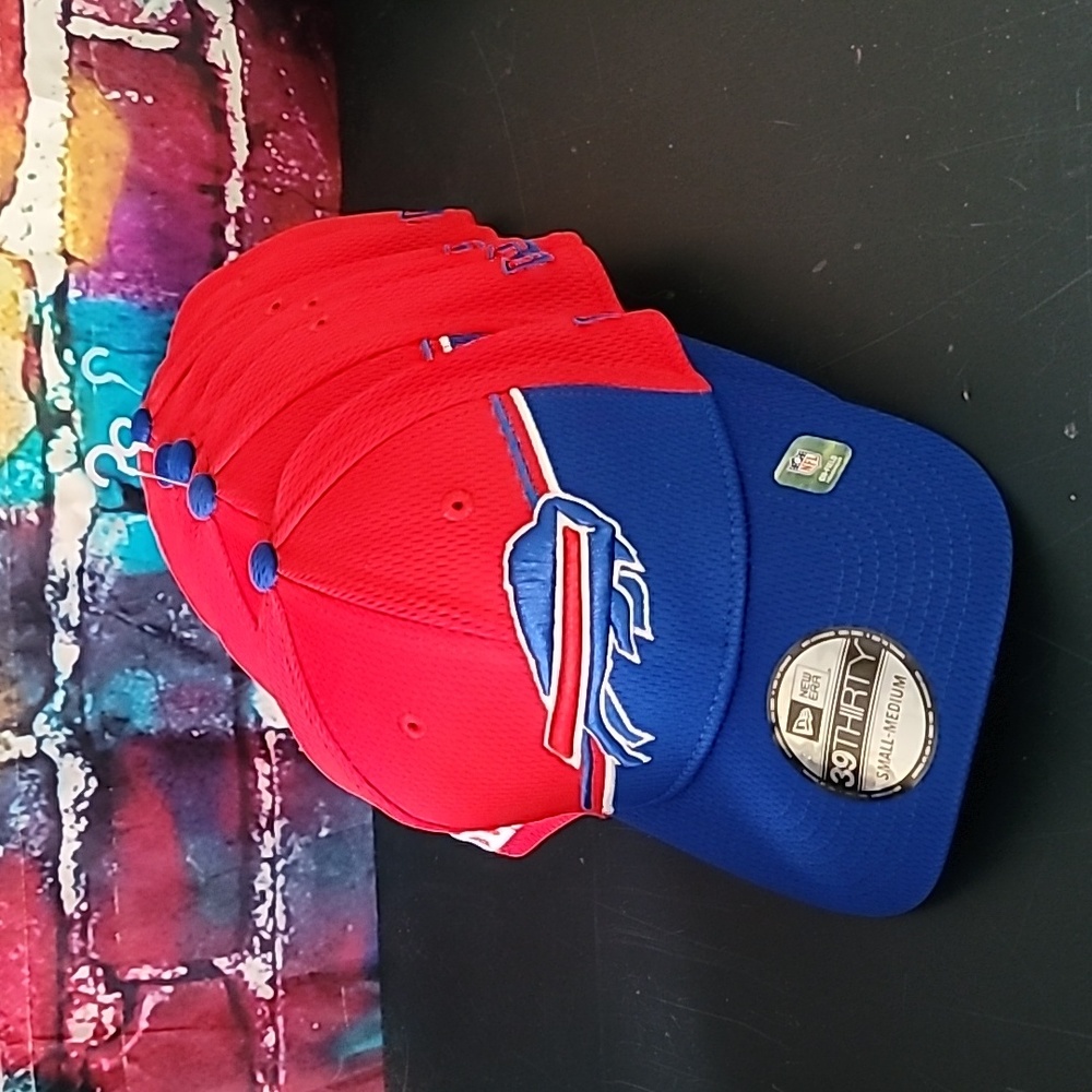 2023 Buffalo Bills New Era Blue CW NFLSL  39Thirty Flex Fit Hat Cap